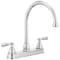 Peerless Elmhurst Two-Handle Kitchen Faucet With Twist Aerator P2965LF - alternate 1